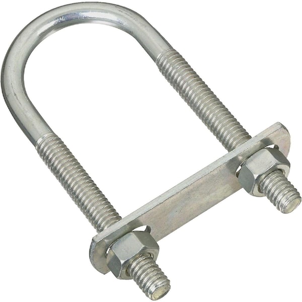 National 5/16 In. x 1-3/8 In. x 3-3/4 In. Zinc Round U Bolt N222133 - main
